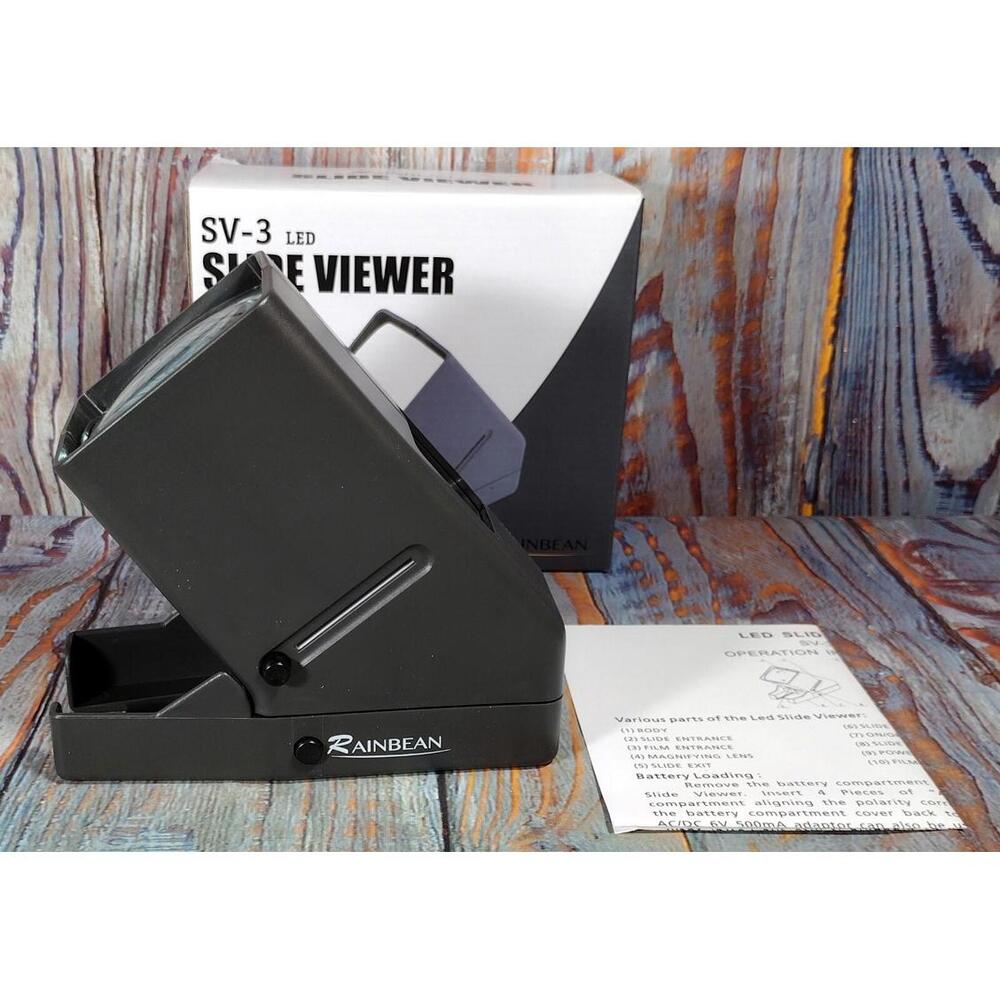 SV-3 LED Slide Viewer with‎ 3X Magnification and LED Daylight - Picture 11 of 16